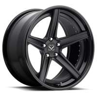 Gloss Black + Machined Disc 2PC 22inch Forged luxury wheels china For Mercedes-Benz deep dish rims